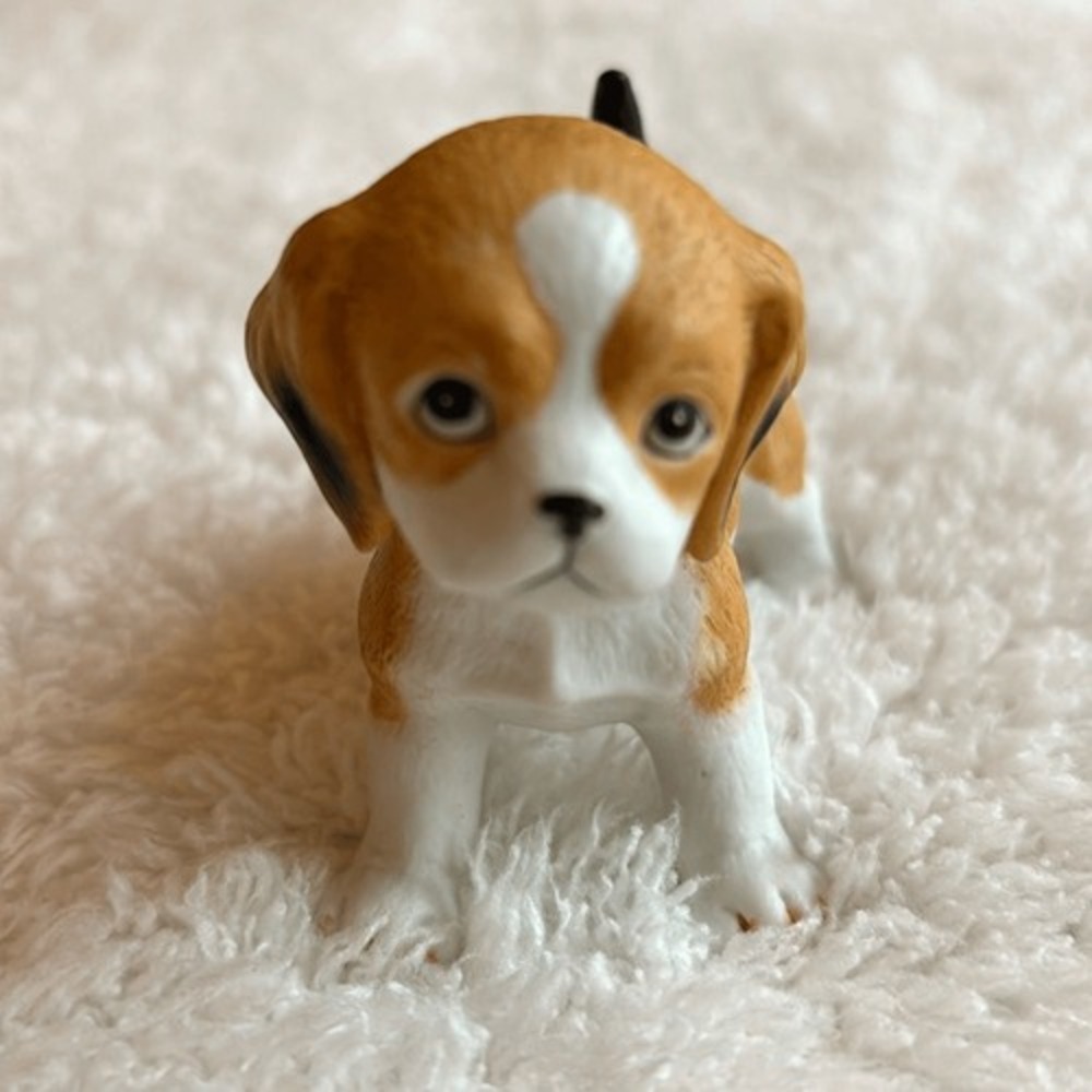Vintage Homco Beagle‎ Puppy Dog Figurine